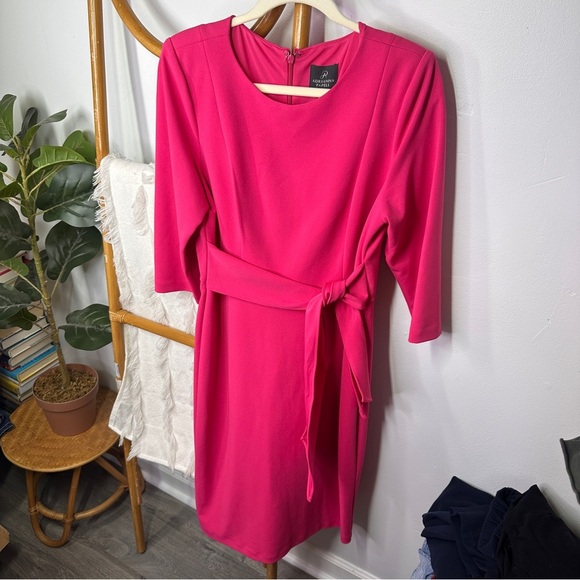 Adrianna Papell Women's Bow Sheath Dress sz 12 - Picture 2 of 6